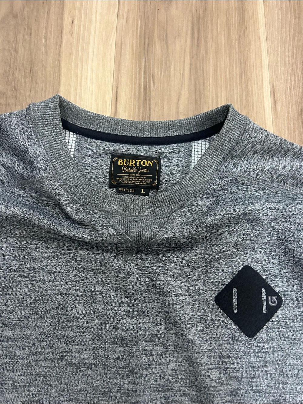 Burton Heather Sweatshirt with Black Front Pocket - Picture 2 of 3